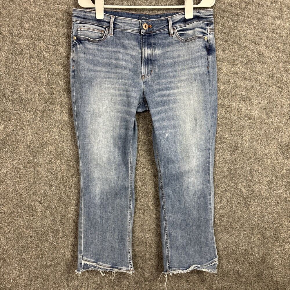 J.JILL Jeans Womens Size 14P blue Demi Bootcut